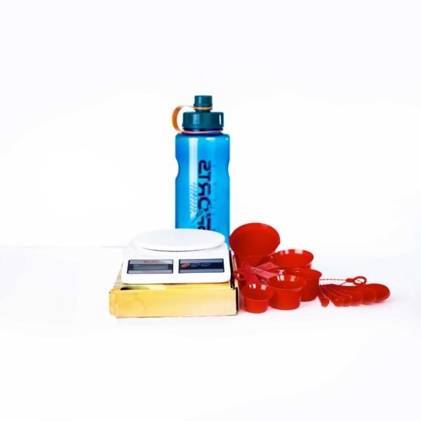 health-combo-3 Combo 3 (Digital Food Scale, 2L graded Fitness bottle & Measuring Set)